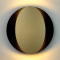 Aplique OVO 2xG9/12W/230V negro/dorado