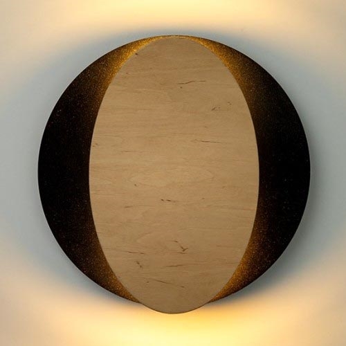 Aplique OVO 2xG9/12W/230V negro/marrón