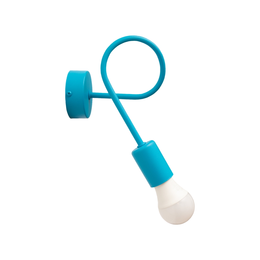 Aplique OXFORD 1xE27/15W/230V azul