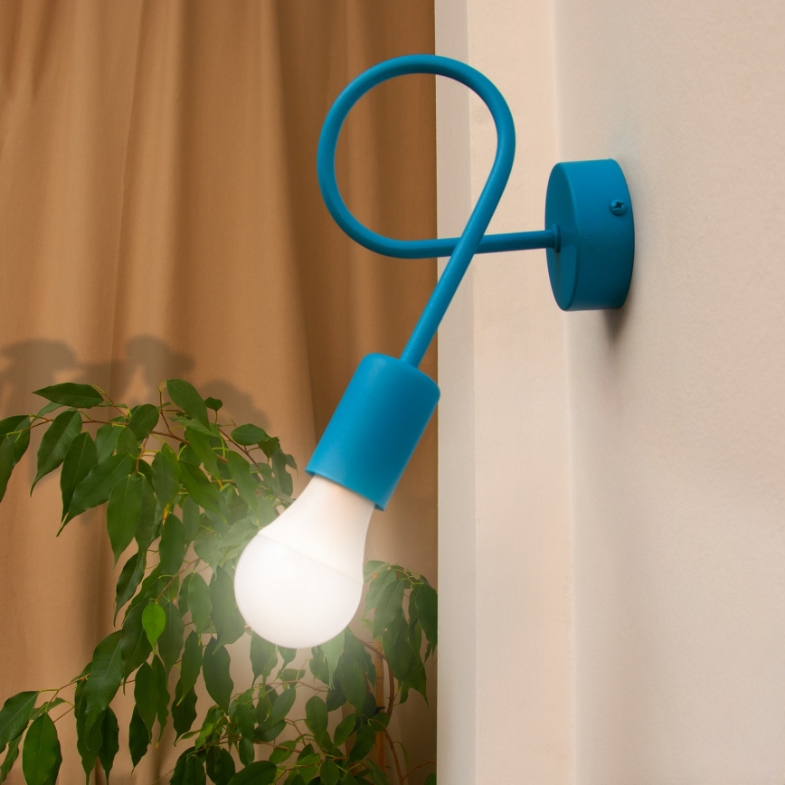 Aplique OXFORD 1xE27/15W/230V azul