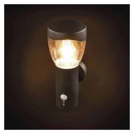 Aplique para exterior con sensor ARTEO 1xE27/15W/230V IP44