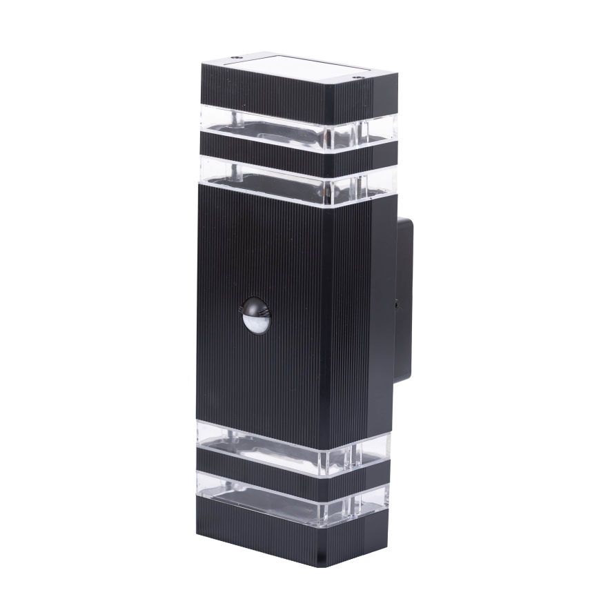 Aplique para exterior con sensor BREZZA 2xGU10/35W/230V IP65