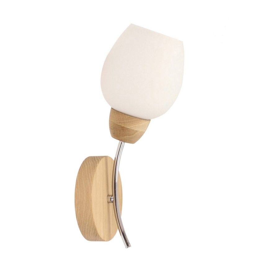 Aplique PARMA 1xE27/60W/230V roble