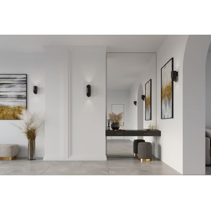 Aplique PENNE 20 1xG9/40W/230V negro