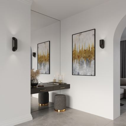 Aplique PENNE 20 1xG9/40W/230V negro