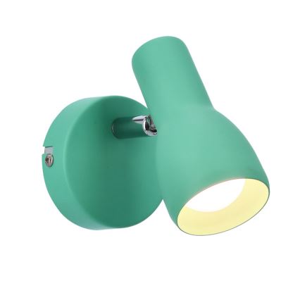 Aplique PICARDO 1xE14/40W/230V turquesa