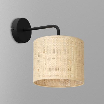 Aplique RATTAN 1xE27/60W/230V ratán