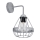 Aplique RING 1xE27/60W/230V gris