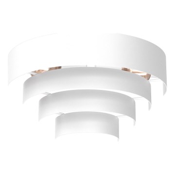 Aplique RINGS 2xE27/15W/230V blanco