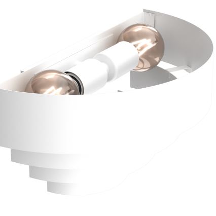 Aplique RINGS 2xE27/15W/230V blanco