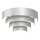 Aplique RINGS 2xE27/15W/230V cromo brillante