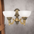 Aplique ROCCA 2xE27/60W/230V bronce/blanco