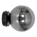Aplique ROSSI 1xE14/10W/230V negro/gris