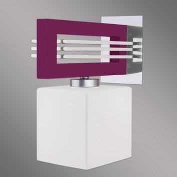 Aplique SANGA 1xE14/60W morado