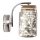 Aplique SHOCK LED/5W/230V cromo brillante/madera