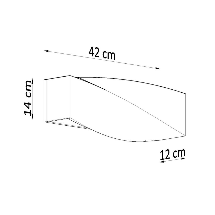 Aplique SIGMA 2xE27/60W/230V
