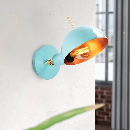 Aplique SIVANI 1xE27/40W/230V azul