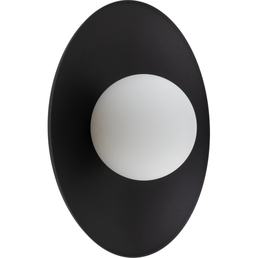 Aplique SLATE 1xG9/8W/230V diá. 28 cm negro