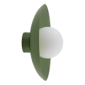 Aplique SLATE 1xG9/8W/230V diá. 28 cm verde