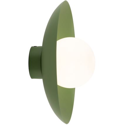 Aplique SLATE 1xG9/8W/230V diá. 28 cm verde