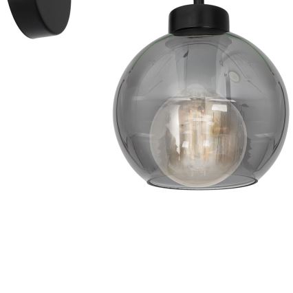 Aplique SOFIA 1xE27/60W/230V negro