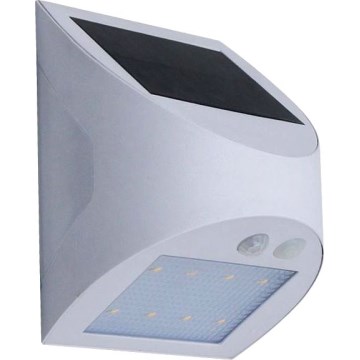 Aplique solar de pared con sensor LED/3W/3,7V 3000/4000K 1200 mAh IP54 blanco