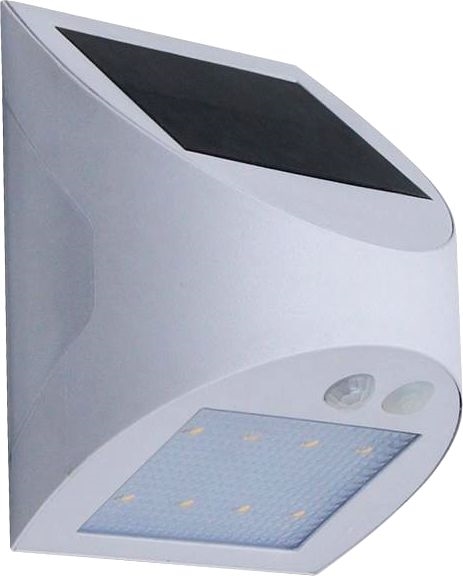 Aplique solar de pared con sensor LED/3W/3,7V 3000/4000K 1200 mAh IP54 blanco