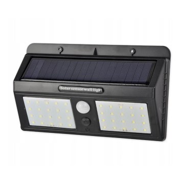 Aplique solar de pared LED con sensor LED/1,2W/3,7V 1200 mAh IP44