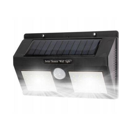 Aplique solar de pared LED con sensor LED/1,2W/3,7V 1200 mAh IP44