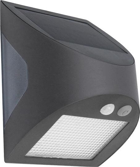 Aplique solar de pared LED con sensor LED/3W/3,7V 3000/4000K 1200 mAh IP54 antracita