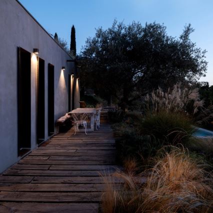 Aplique solar de pared LED QUERK LED/1,2V 3000/4000K IP54 800 mAh