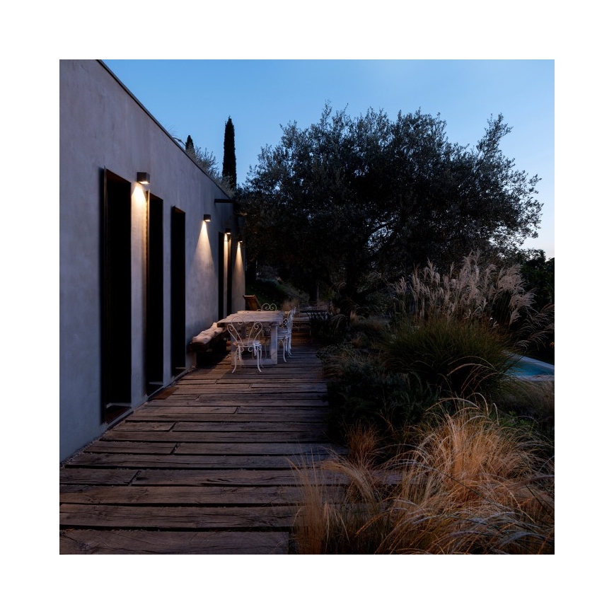 Aplique solar de pared LED QUERK LED/1,2V 3000/4000K IP54 800 mAh