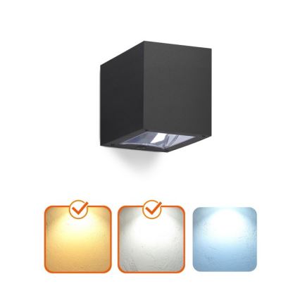 Aplique solar de pared LED QUERK LED/1,2V 3000/4000K IP54 800 mAh