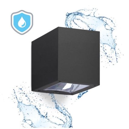 Aplique solar de pared LED QUERK LED/1,2V 3000/4000K IP54 800 mAh