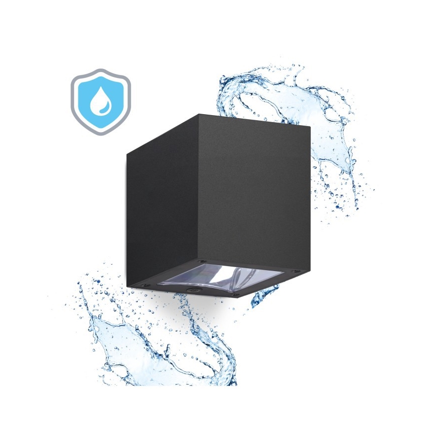 Aplique solar de pared LED QUERK LED/1,2V 3000/4000K IP54 800 mAh