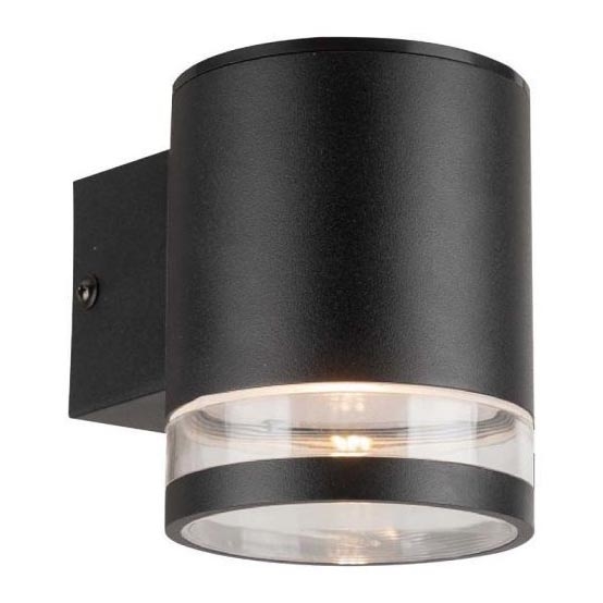Aplique solar LED de exterior LED/1W/3,7V 3000K IP54 1200 mAh negro