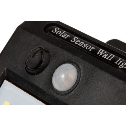 Aplique solar LED de pared con sensor LED/0,55W/3,7V 1200 mAh IP65