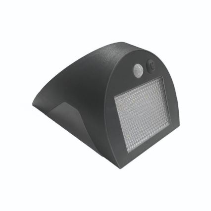 Aplique solar de pared LED con sensor LED/3W/3,7V 3000/4000K 1200 mAh IP54 antracita