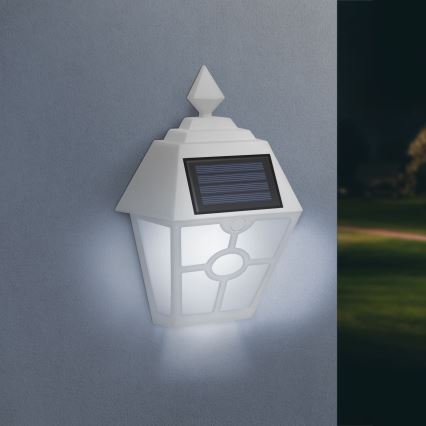 Aplique solar LED LED/1,2V 600mAh IP44 blanco