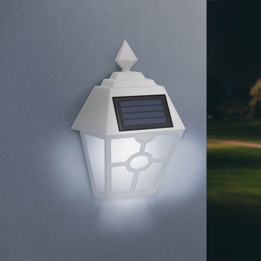 Aplique solar LED LED/1,2V 600mAh IP44 blanco