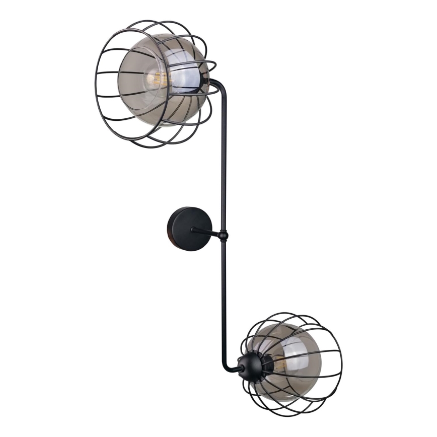 Aplique SOLO BLACK 2xE27/60W/230V