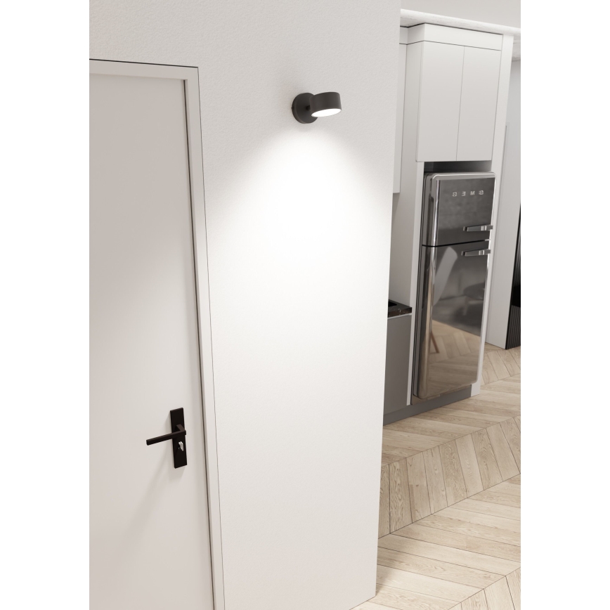 Aplique SORA 1xGX53/12W/230V negro