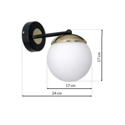 Aplique SPARTA 1xE14/40W/230V