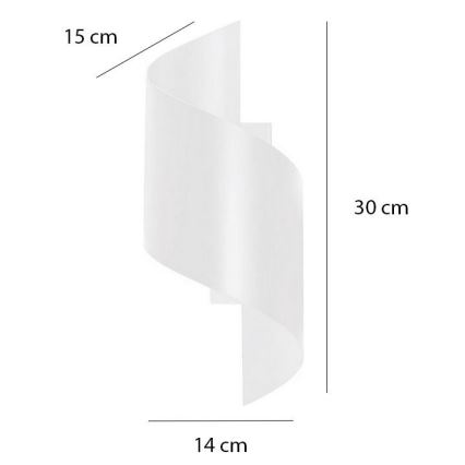 Aplique SPINER 1xG9/8W/230V blanco