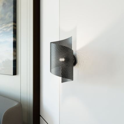 Aplique SPIRAL 1xG9/8W/230V negro