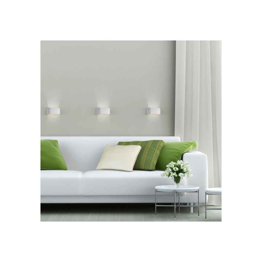 Aplique SQUALLA 1xG9/10W/230V blanco