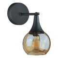 Aplique STAR 1xE27/60W/230V negro/beige ahumado