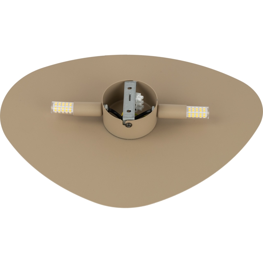 Aplique STONE 2xG9/8W/230V 30x39 cm beige