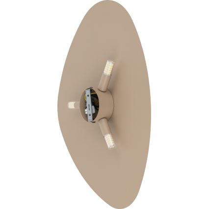 Aplique STONE 3xG9/8W/230V 37x49 cm beige