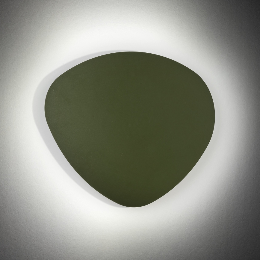 Aplique STONE 3xG9/8W/230V 37x49 cm verde